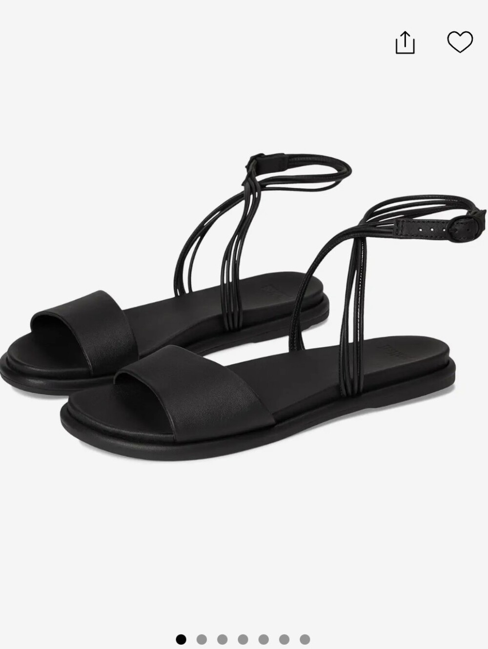 OluKai Tiare Wrap BLACK Sandal 8